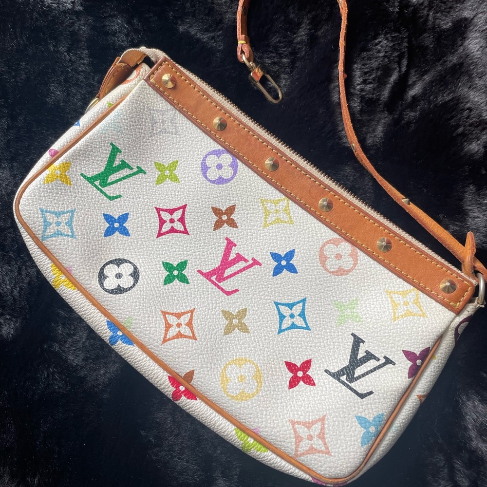 Louis Vuitton Murakami Multicolore Pochette FULL SET - Picture 2 of 9